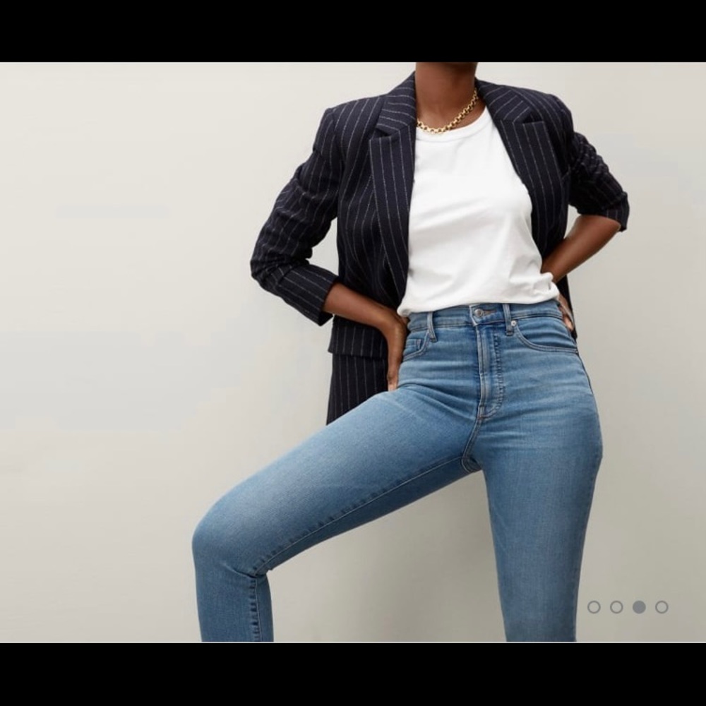Everlane ankle high rise skinny jean